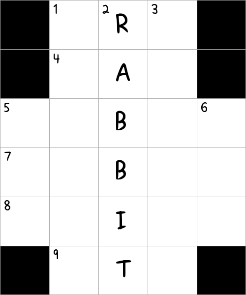 What a magician might pull out of the [circled letters]