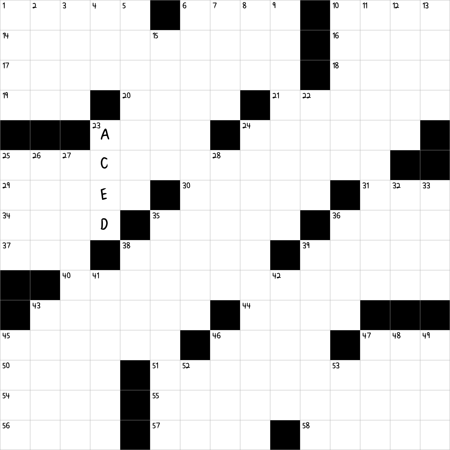 Crushed, as a test